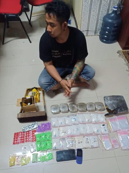 Pengedar Narkoba asal Sukoharjo ditangkap, 2 kg Sabu-Sabu dan 1,5 Ganja di Sita