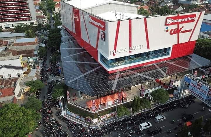 Bahayakan Pengguna Jalan, Parkir Liar di Depan Lawu Plaza Madiun Ditertibkan