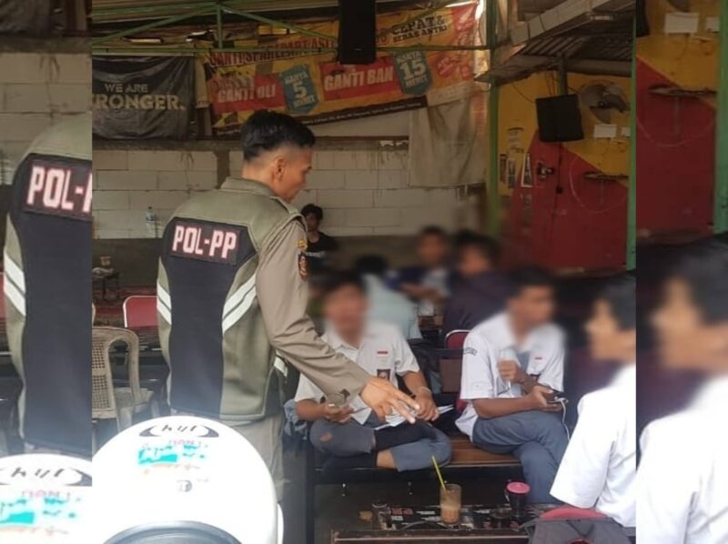 Nongrkong Di Warung Kopo, 39 Pelajar Terjaring Razia Satpol PP Kota Madiun