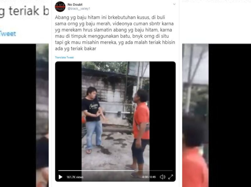 Video Pria Maki-Maki Pemuda Tunagrahita Viral, Warganet Minta Polisi Bertindak