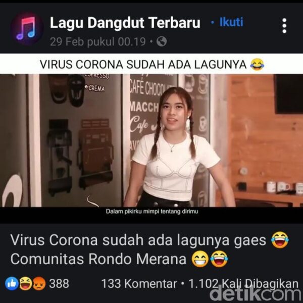 Gara-Gara Lagu Comunitas Rondo Merana (Corona), Pedangdut Alvi Ananta Disomasi