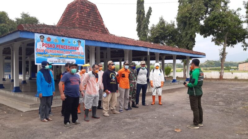 Cegah Persebaran Corona, Fasum di Desa-Desa Se-Madiun Disemprot Disinfektan