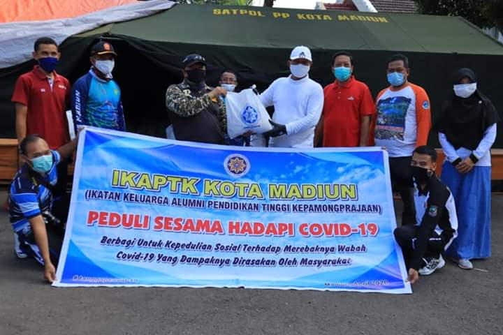 Bantuan Paket Sembako untuk Masyarakat Madiun Terdampak Covid-19 Mengalir  