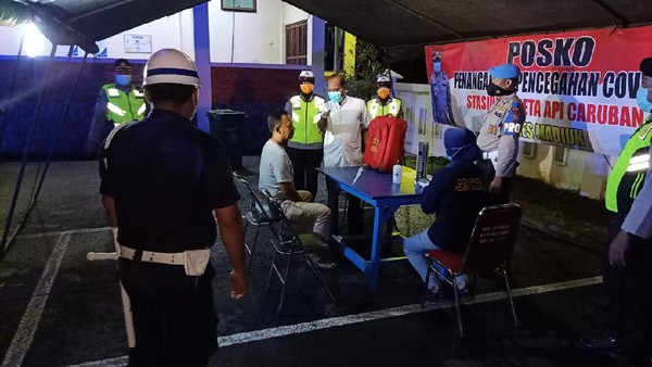 Zona Merah, Polres Madiun Perketat Pemeriksaan Penumpang