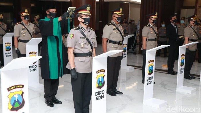 Jabatan 5 Kapolres di Jawa Timur Diserahterimakan, Di Mana Saja