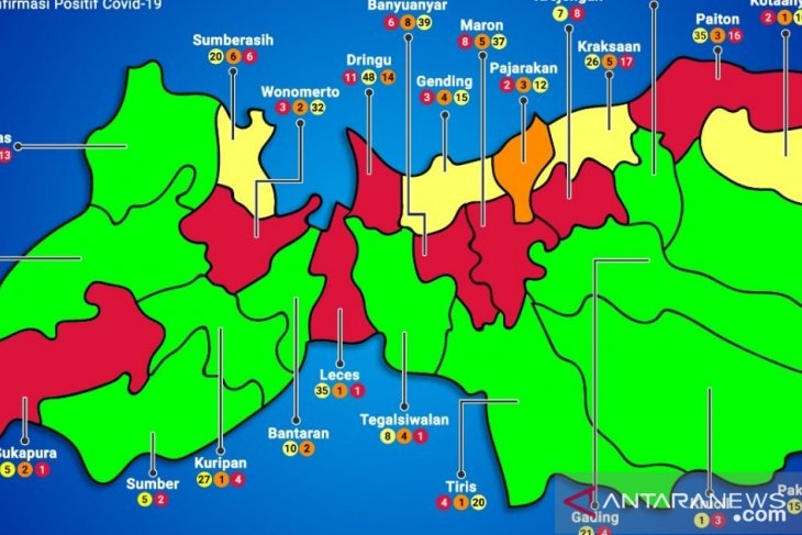 11 Dari 24 Kecamatan di Kabupaten Probolinggo Berstatus Zona Hijau