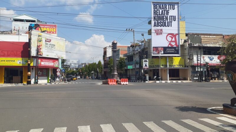 Ada yang Berbeda di Perempatan Tugu Madiun, Apa Itu?