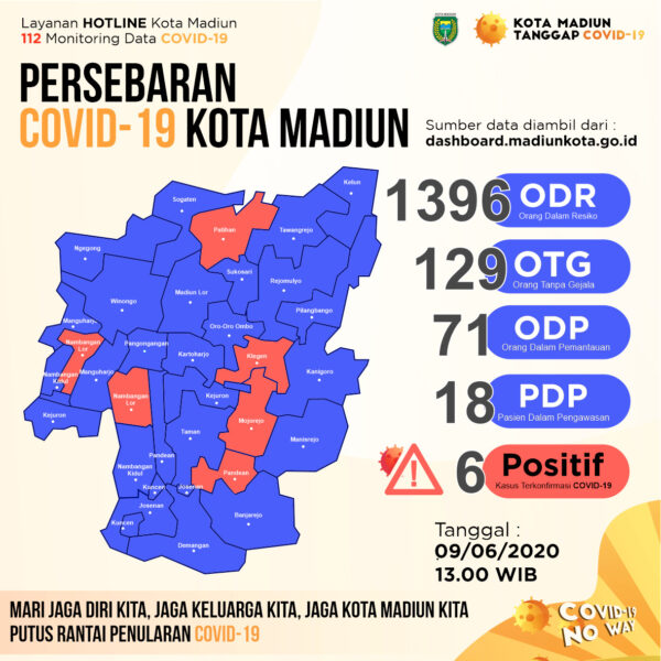 Update Covid-19 Madiun! 1 Nakes di RSUD Dolopo Terkonfirmasi Positif Corona