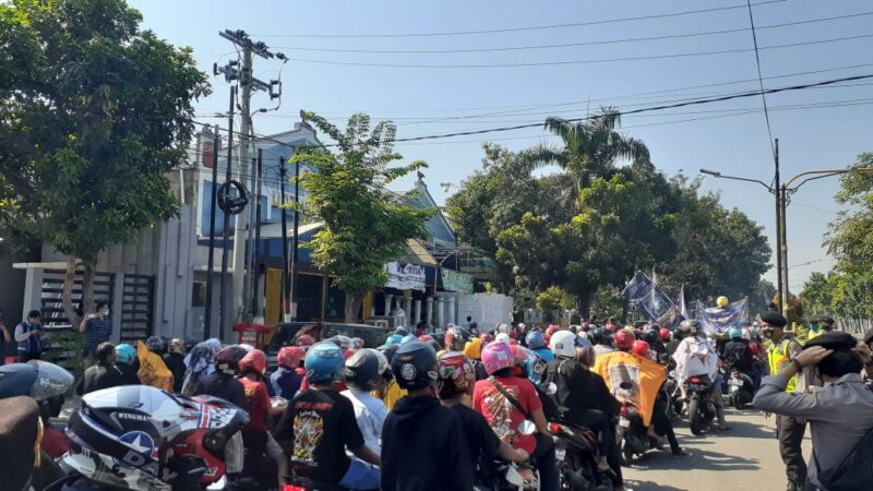 Masuki Kota Madiun, Ribuan Pesilat PSHT Langsung Diminta Pulang Oleh Polisi