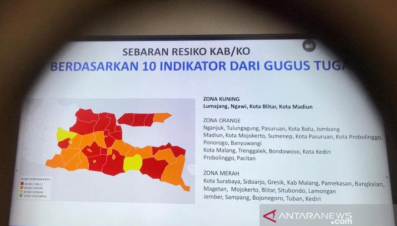 Kota Madiun dan Ngawi Juga Kini jadi Zona Kuning