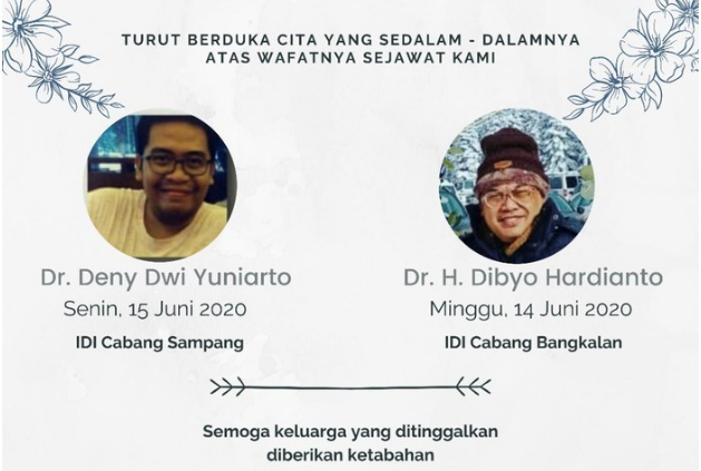 Sedih, 2 Dokter di Jatim Meninggal Dunia Diduga karena Corona