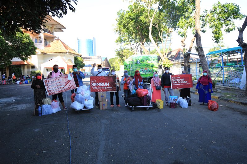 Pasien Covid-19 di Surabaya Yang Sembuh Capai 867 Orang