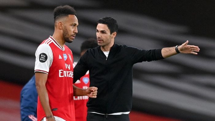 Jelang Final Piala FA, Arteta Bicara Masa Depan Aubameyang