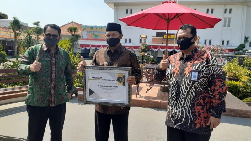 Partisipan SP Online Terbanyak Ketiga, BPS Jatim Beri Penghargaan ke Pemkot Madiun