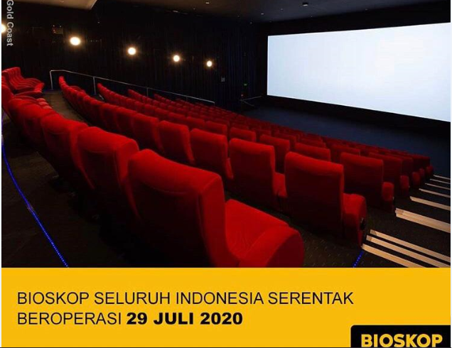 Bioskop di Seluruh Indonesia Kembali dibuka, Catat Tanggalnya!
