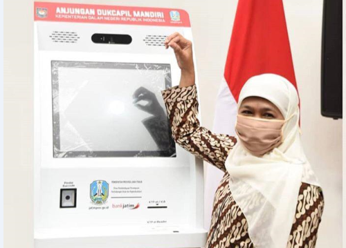 20 Kabupaten dan Kota di Jatim Dapat Bantuan Mesin Anjungan Dukcapil Mandiri