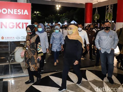 Gubernur Khofifah Akhirnya Bertemu Wali Kota Risma, Perang Dingin Berakhir?