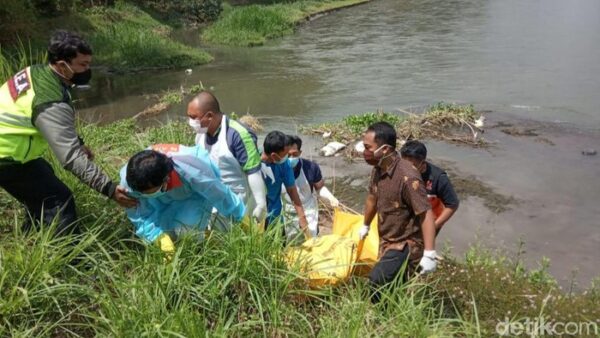 Warga Bali Ditemukan Meninggal Mengambang di Sungai Brantas Tulunggagung