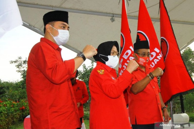 Risma dan Wisnu Sakti Buana akan Antar Eri Cahyadi-Armuji Mendaftar ke KPU Surabaya