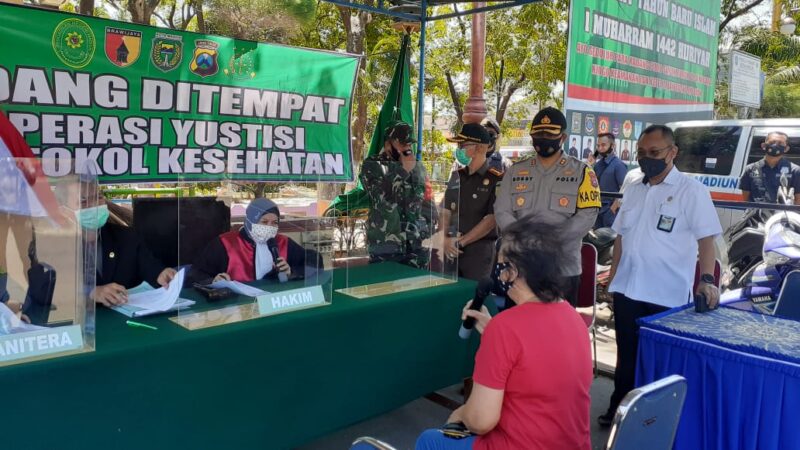 Duh, Pelanggar Protokol Kesehatan Covid-19 di Kota Madiun Meningkat