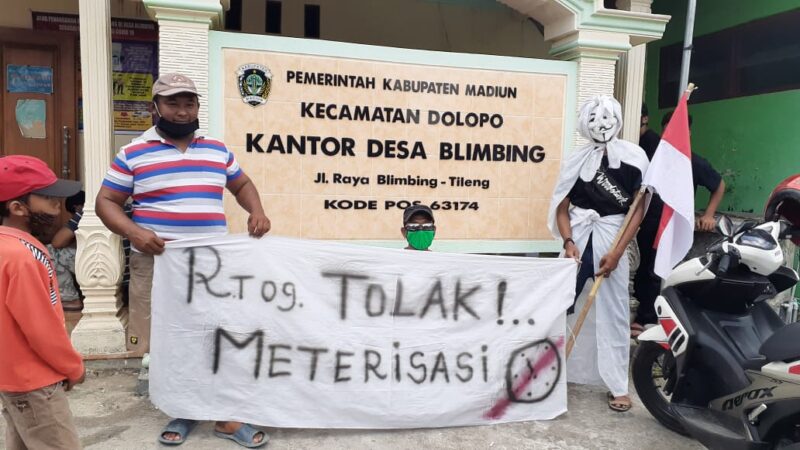 Terkait Kisruh Pembangunan Jaringan Air di Desa Blimbing, Pemkab Madiun Anggap Masyarakat Salah Paham