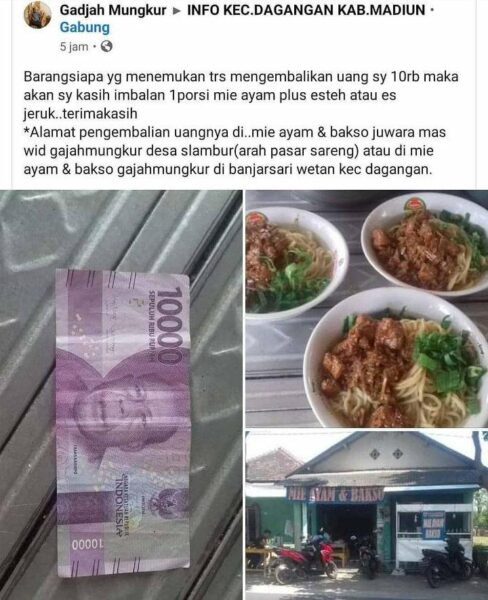 Tak Kalah Dari Odading Mang Oleh, Strategi Marketing Penjual Mi Ayam di Madiun Ini Jadi Sorotan