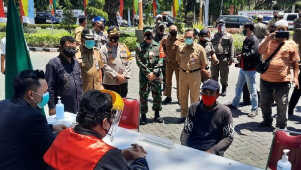 Pelanggar Prokes di Gresik Pilih Dipenjara Ketimbang Bayar Denda Rp100.000