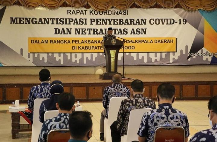 Plt Bupati Tegaskan ASN Wajib Netral di Pilkada Ponorogo 2020