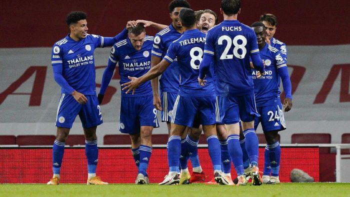 Arsenal 0-1 Leicester City: Gol Tunggal Vardy Bungkam The Gunners