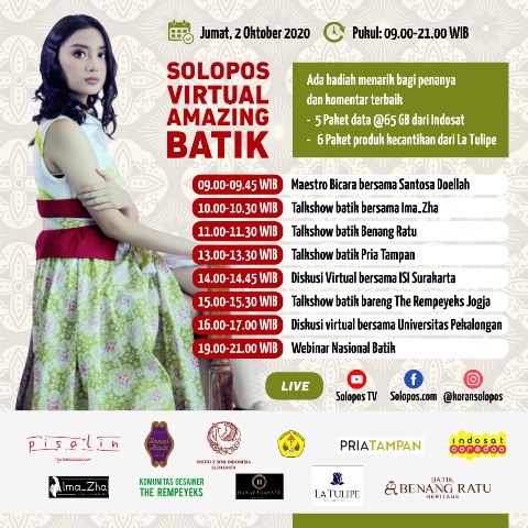 Virtual Amazing Batik Solopos Siap Mengulas Segala Sisi Tentang Batik