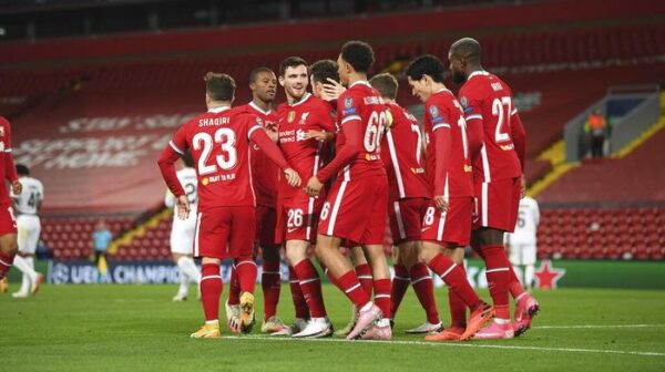 Liverpool 2-0 Midtjylland: Gol ke-10.000 The Reds dari Diogo Jota