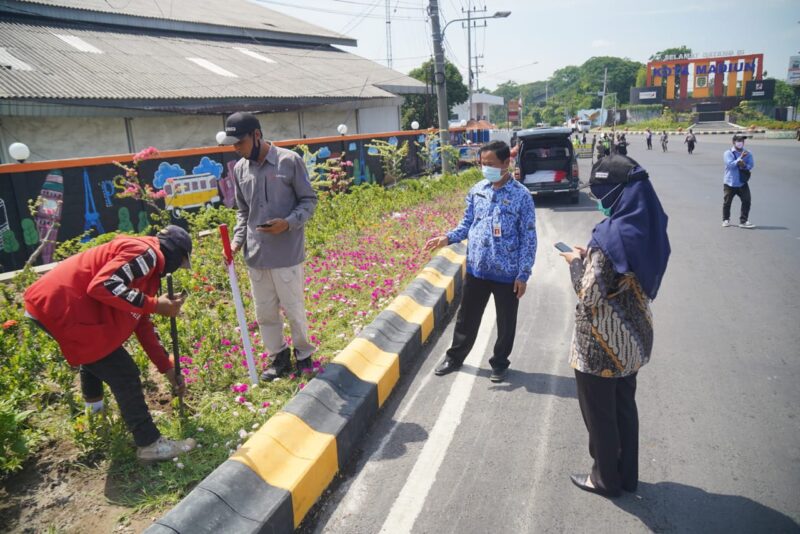 Patok Dipasang, Penentuan Lokasi Ring Road Timur Madiun Dimulai