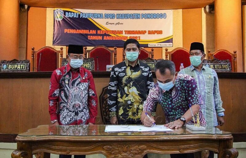 APBD Ponorogo 2021 Defisit Rp250 Miliar