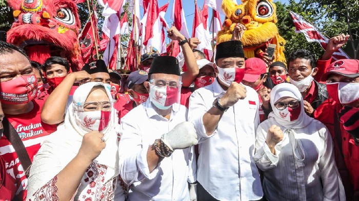 Survei SMRC Menangkan Eri Cahyadi-Armuji, Ini Kata PDIP Surabaya