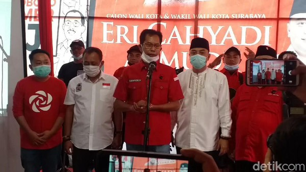 Eri-Armuji Unggul Hitung Cepat Pilkada Surabaya