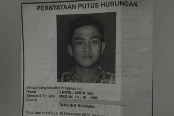 Jadi Beban Keluarga, Pria Ini Dicoret dari Keluarga dan Diumumkan di Koran