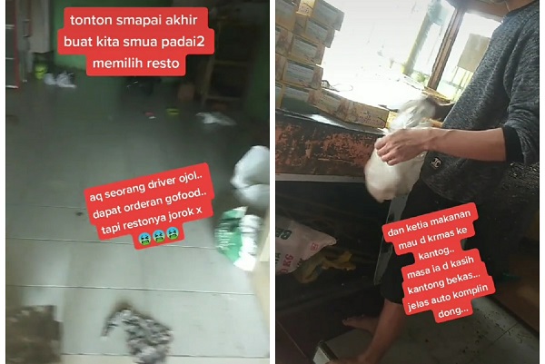 Pergoki Restoran Jorok, Driver Ojek Online Tuai Kontroversi