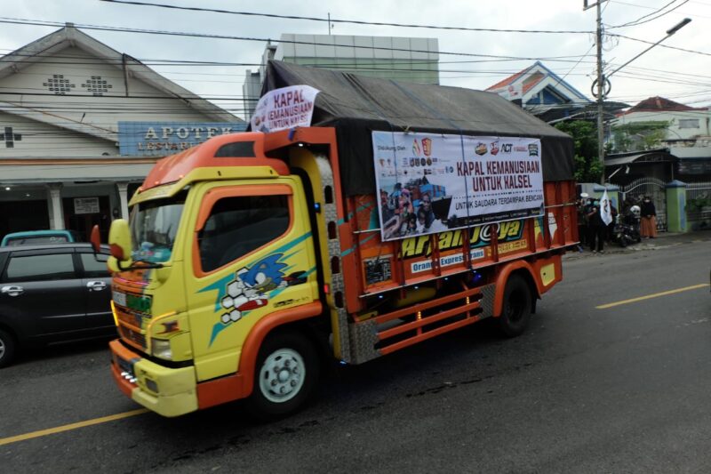 Masyarakat Madiun Kirim 5 Ton Bantuan ke Korban Bencana Kalsel