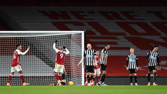 Arsenal 3-0 Newcastle United: Aubameyang Cetak Brace