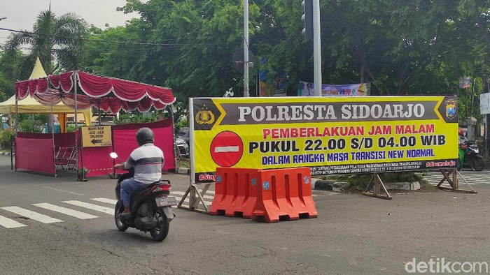 Sidoarjo Terapkan Jam Malam PPKM Pukul 22.00-04.00 WIB