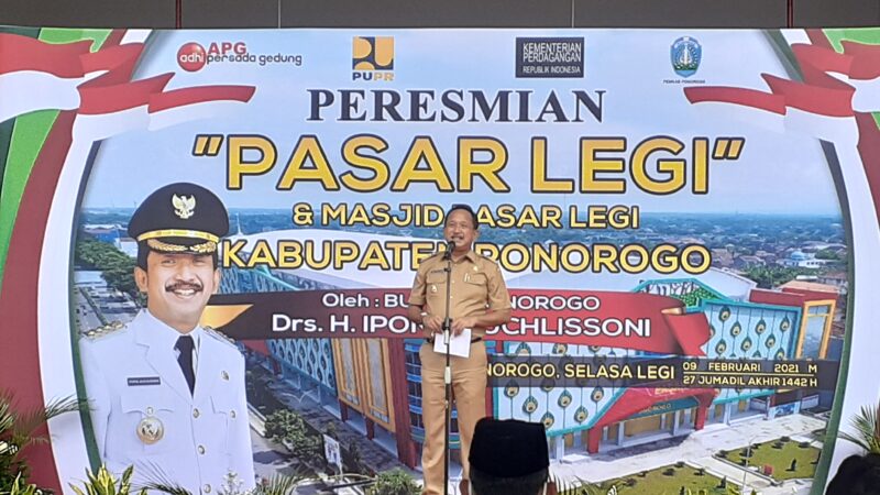 Pedagang Belum Boleh Tempati Lapak di Pasar Legi Ponorogo, Kenapa?