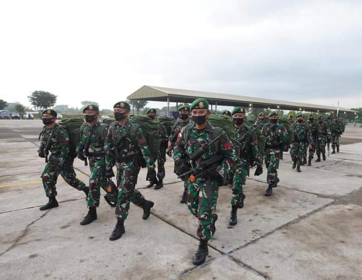 450 Prajurit TNI di Madiun Diberangkatkan untuk Jaga Perbatasan Indonesia-Papua Nugini