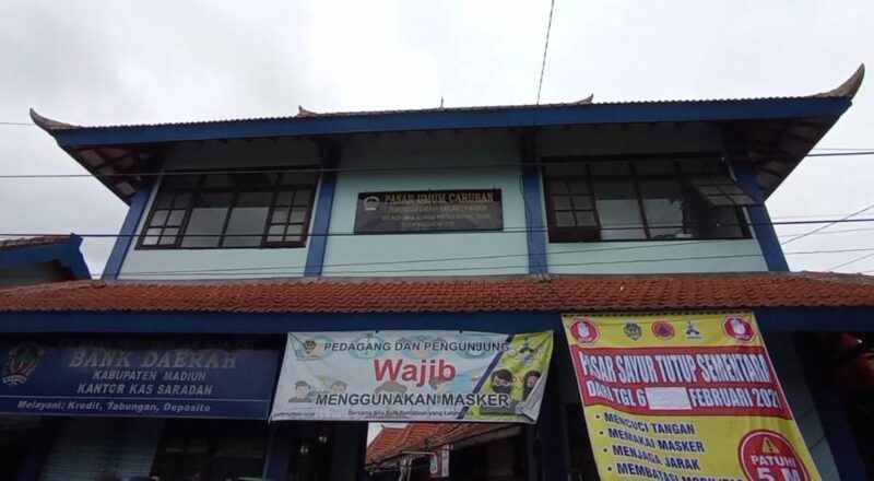 118 Pedagang Reaktif, Pasar Sayur Madiun Ditutup Sehari