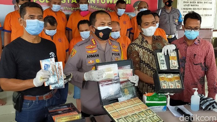 Sindikat Peredaran Uang Asing Palsu Rp2,8 Triliun di Banyuwangi Digulung