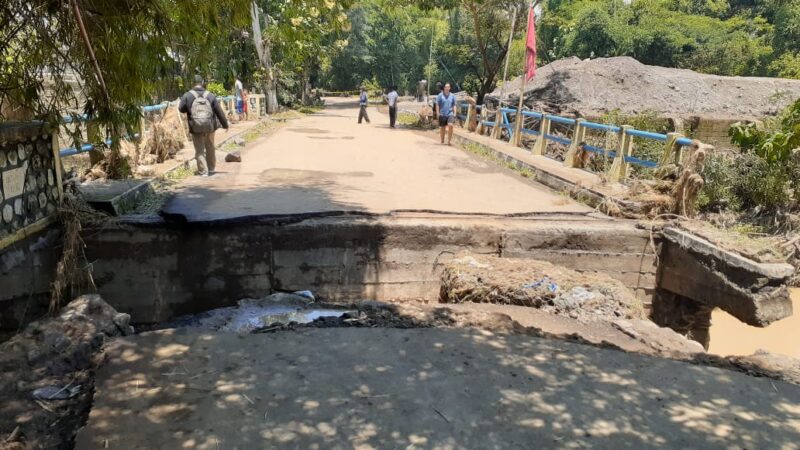 Jembatan Ngunut Magetan Ambrol, Arus Lalu Lintas Dialihkan