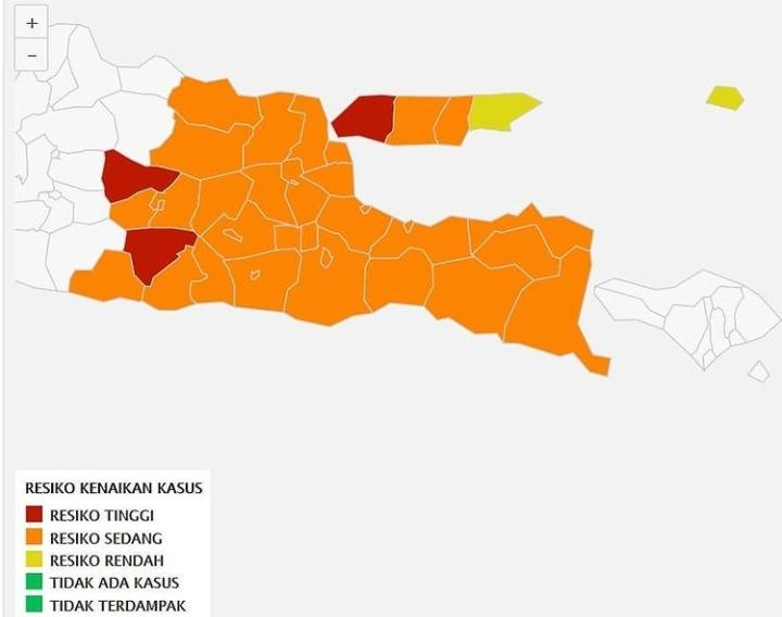 Ponorogo dan Ngawi Zona Merah Covid-19, Gubernur: Tetap Disiplin Prokes