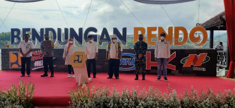 Pembangunan Fisik Capai 95%, Bendungan Bendo Ponorogo Mulai Diisi Air