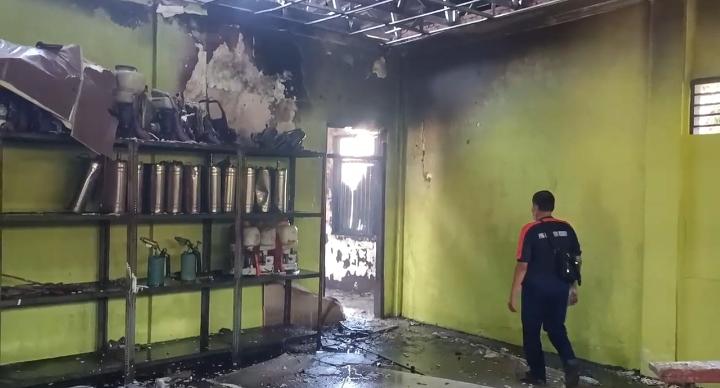 Gudang Pengembangan Benih Madiun Terbakar, Kerugiannya Puluhan Juta Rupiah