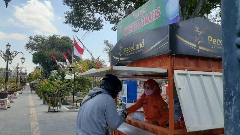 Gerai Masker Gratis di Madiun, Sediakan Pelindung untuk Lawan Covid-19