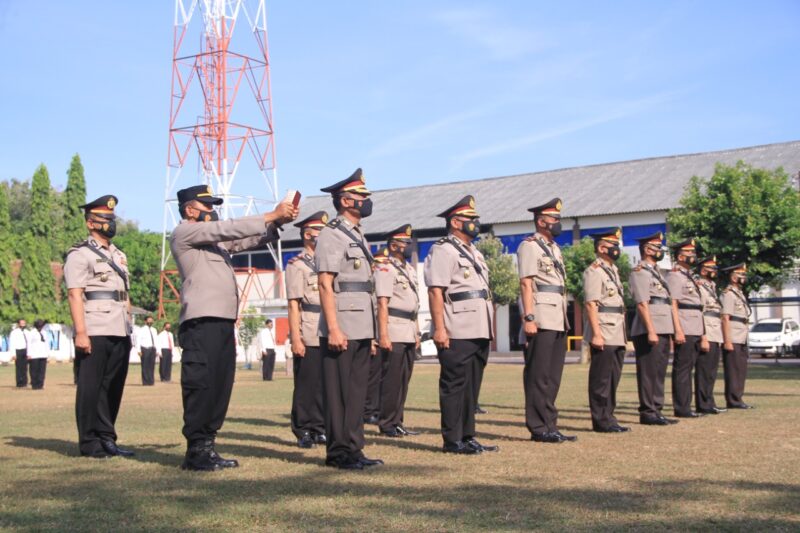 Belasan Pejabat Utama Polres Madiun Dimutasi